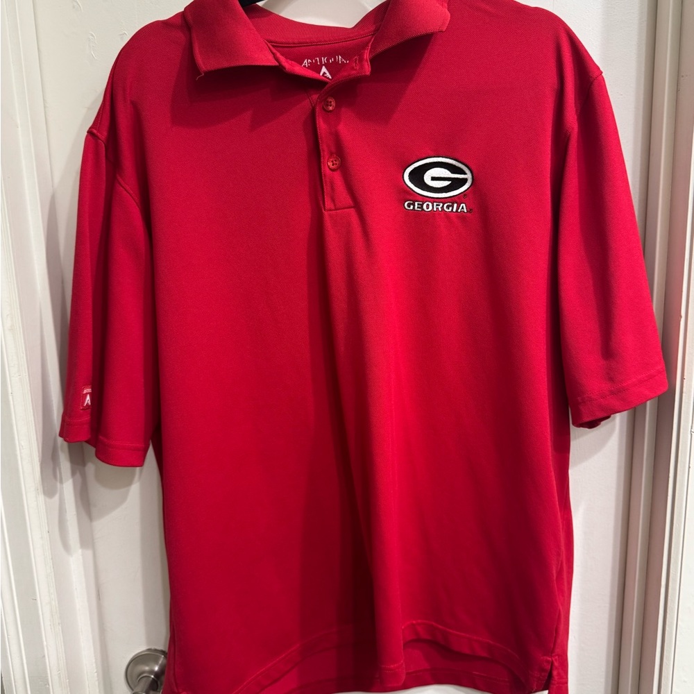 Georgia Bulldogs Red Polo Shirt